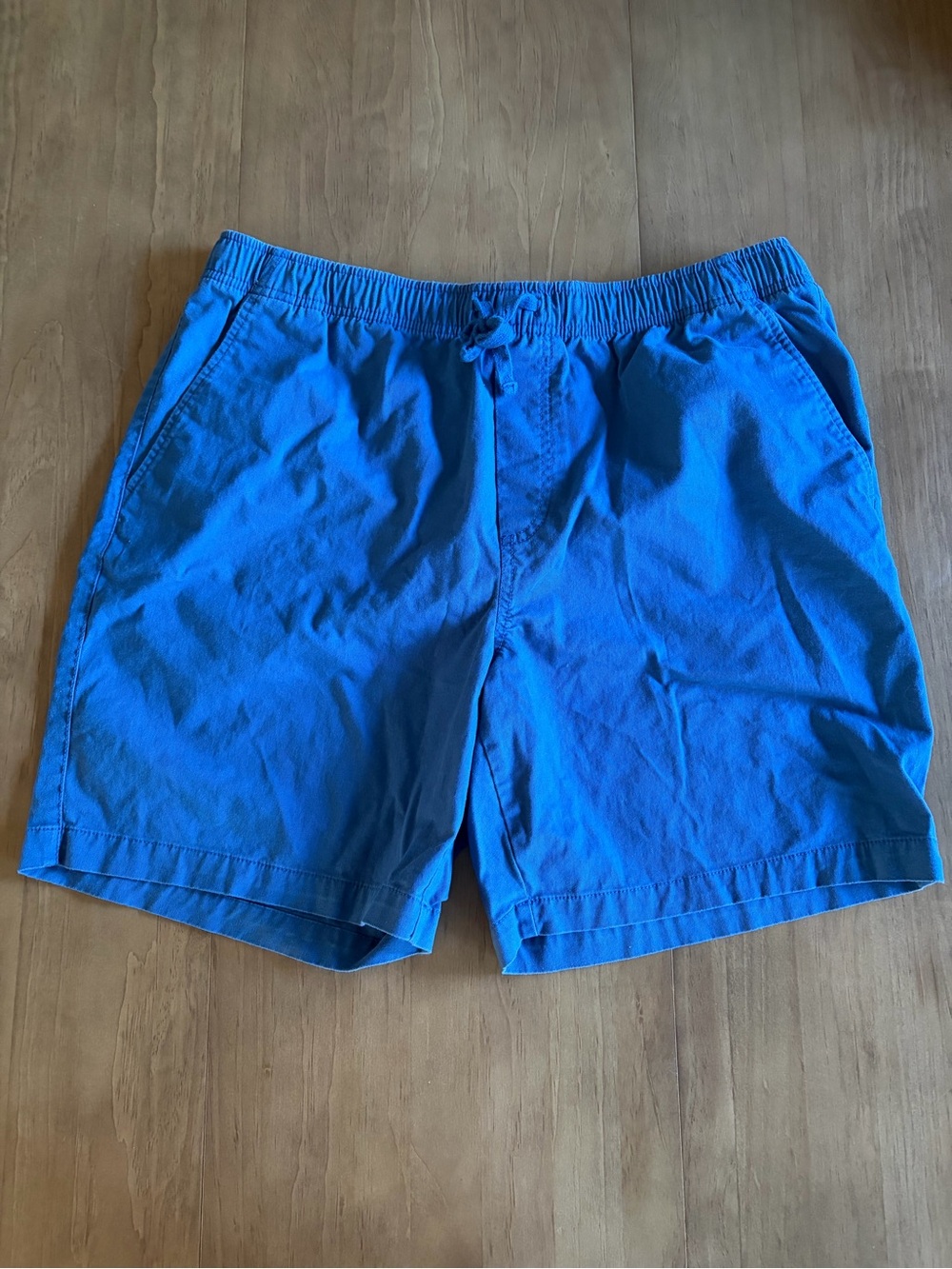 Old Navy Blue Men’s Linen Blend Jogger Shorts